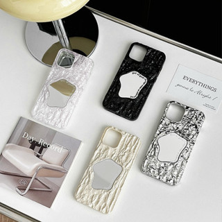 เคสโทรศัพท์มือถือ แบบนิ่ม มีกระจก สําหรับ compatible for iPhone 11 12 13 14 pro max