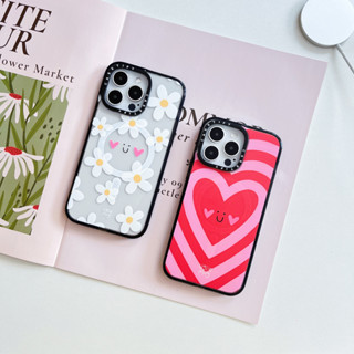 เคสโทรศัพท์มือถือ แม่เหล็ก ลายหน้ายิ้ม หัวใจ CT สําหรับ iPhone 11 14 13 12 11