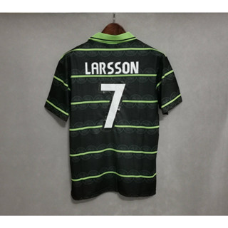 เสื้อยืด ลายทีมชาติฟุตบอล LARSSON 98-99 Celts คุณภาพสูง สไตล์เรโทร