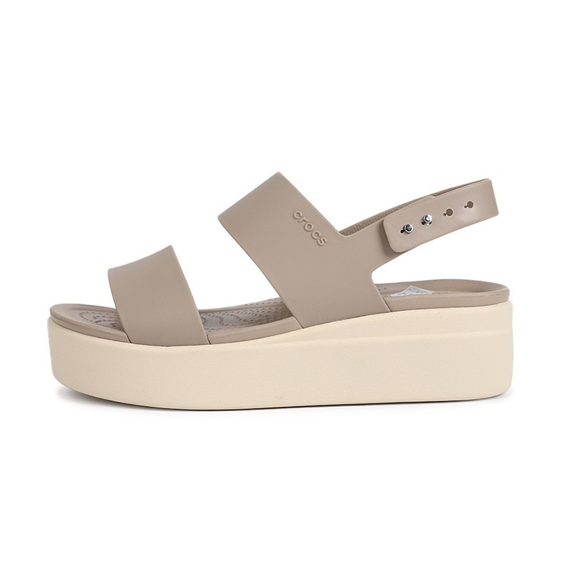 Crocs Brooklyn รองเท้าแพลตฟอร์ม ส้นตึก เหมาะกับใส่กลางแจ้ง สําหรับผู้หญิง206453
