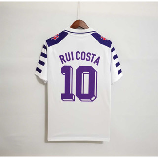 เสื้อกีฬาแขนสั้น ลายทีมชาติฟุตบอล BATISTUTA RUI COSTA 98-99 คุณภาพสูง สไตล์เรโทร