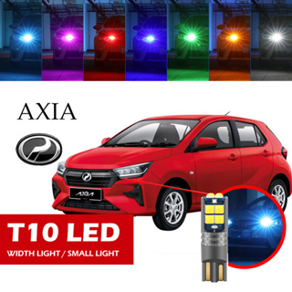 [PERODUA] Axia หลอดไฟ Led 10 ดวง T10 W5W ขนาดเล็ก สําหรับติดด้านข้างประตูรถยนต์ ป้ายทะเบียน