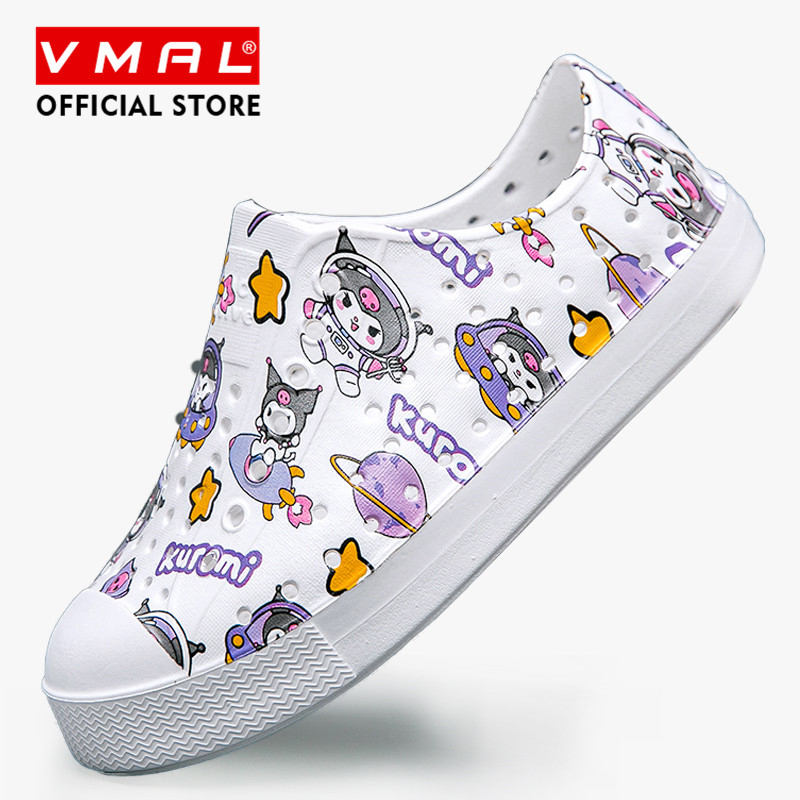 VMAL รองเท้าผ้าใบลําลอง แบบเจลลี่ กันน้ํา กันลื่น เหมาะกับฤดูร้อน สําหรับเด็กผู้ชาย ผู้หญิง 26-35