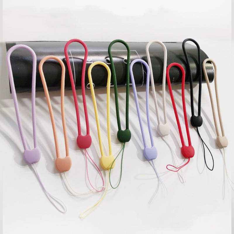 [พร้อมส่ง] สายคล้องซิลิโคน สําหรับขวดน้ํา โทรศัพท์มือถือ กล้อง USB กุญแจ PSP ไนลอน หลากสี