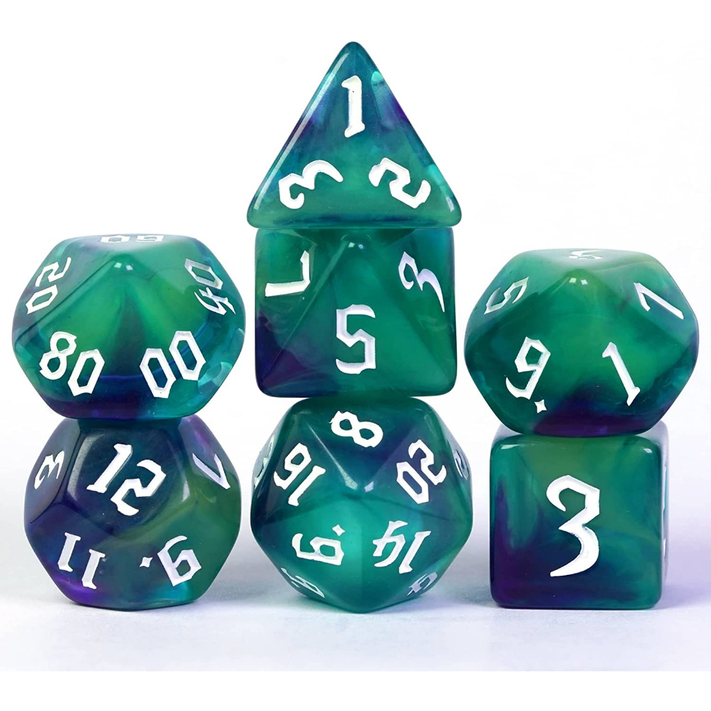 ชุดลูกเต๋า Polyhedral D&D ลูกเต๋า DND สําหรับ Dungeon และ Dragons, ชุดลูกเต๋า Polyhedral DND สําหรับ