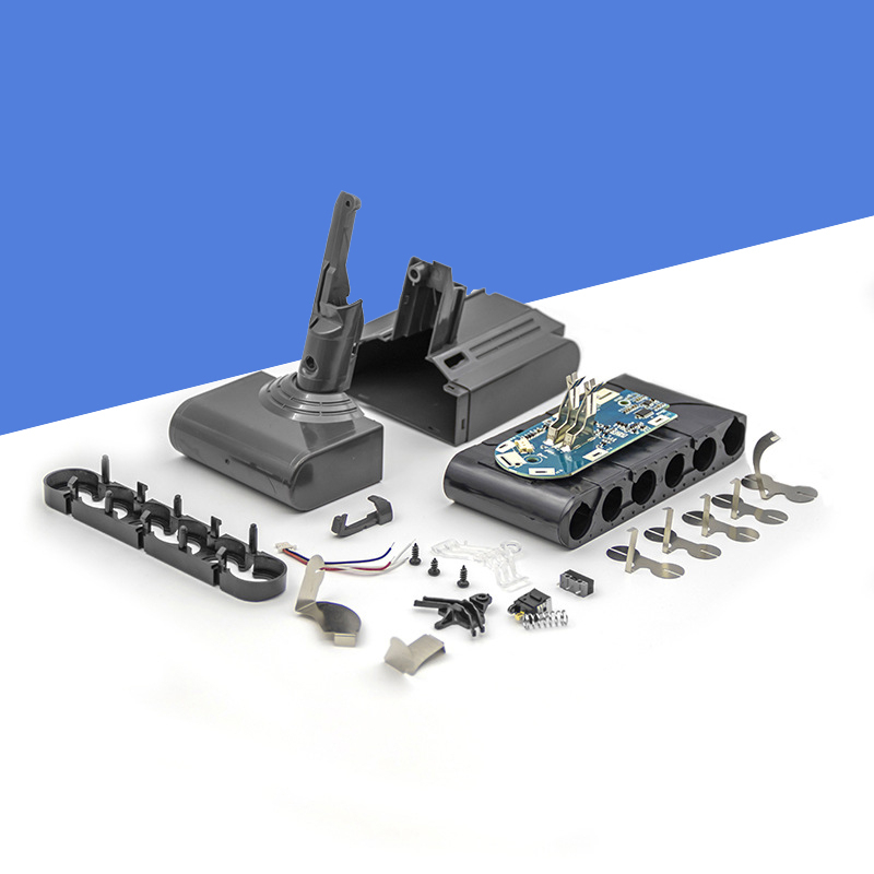 ชุดกล่องแบตเตอรี่ลิเธียม พร้อมแผ่นป้องกันแบตเตอรี่ นิกเกิล BMS สําหรับเครื่องดูดฝุ่นมือถือ Dyson V6 V7 V8 V10 V11