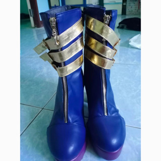 Holoun รองเท้าหนังคอสเพลย์ Tokyo Revengers Shuji Hanma Cosplay ของขวัญวันฮาโลวีน Leather Shoes