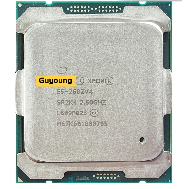 โปรเซสเซอร์ CPU YZX Xeon E5-2682 V4 E5 2682 V4 E5 2682V4 E5-2682V4 ความเร็ว 2.5 GHz ใช้ 16 คอร์ 40M 