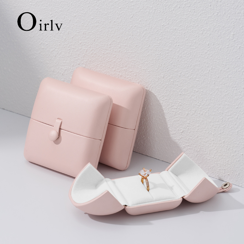 Oirlv กล่องจัดระเบียบเครื่องประดับ แหวน ต่างหู สร้อยข้อมือ สร้อยคอ 4 สี สําหรับงานแต่งงาน H109 H150 