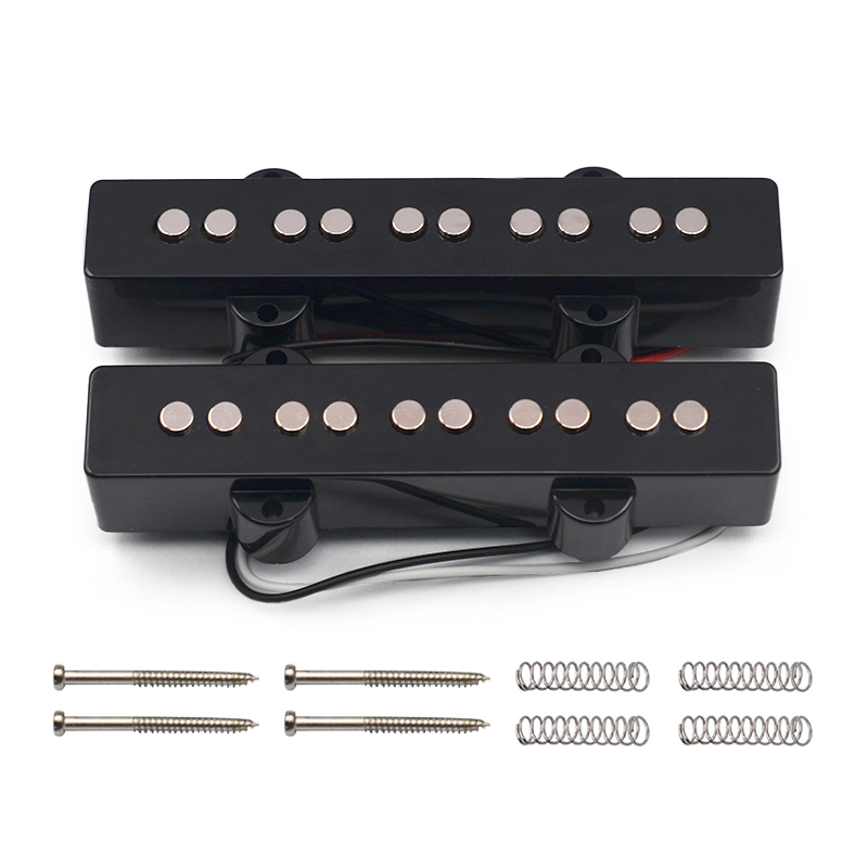 1 PC/1 ชุดเซรามิคเปิดสไตล์ 5 String JB Bass Pickup คอ/สะพาน Pickup สําหรับ JB สไตล์เบสกีตาร์อะไหล่