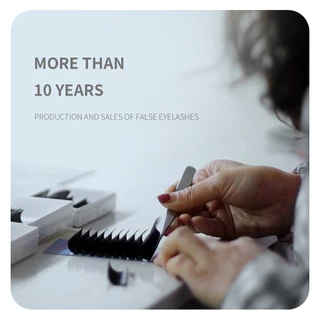 Annafris ขนตาปลอม 3D W สามแกน นุ่ม เป็นธรรมชาติ รูปตัว W 3D