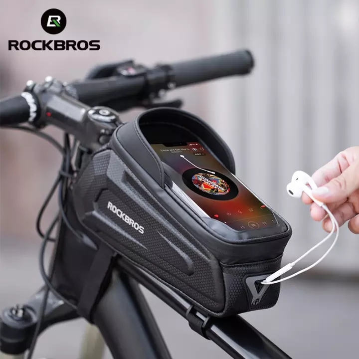 【TH Delivery】ROCKBROS  6.0 / 6.5 / 6.8L จักรยานกระเป๋า นิ้วอุปกรณ์จักรยานกันน้ำ
