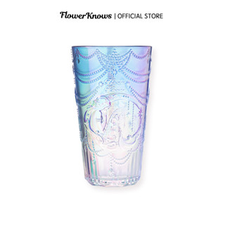 Flower Knows แก้วน้ํา ไล่โทนสี ลายดอกไม้ นางเงือก 450 มล. [ของขวัญ]