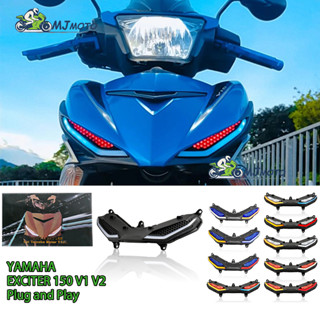 【MJMOTO】ไฟหน้า Led สําหรับ Yamaha EXCITER 150 2015~2019 EX150 EXCITER 150 V1 V2 Y15ZR Y15