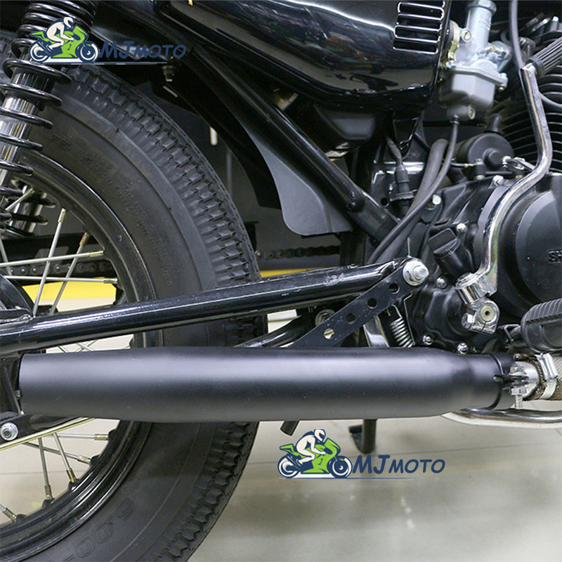 【MJMOTO】ท่อไอเสียรถจักรยานยนต์ 38 40 43 45 มม. แนวเรโทร สําหรับ Harley Triumph Cafe Racer Racing - รูปที่ 6