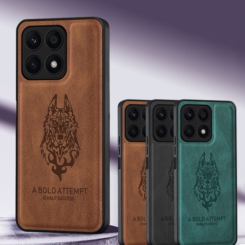 สําหรับ Honor X8A เคส Matte Casing Full Protection Leather Case Honor X8A Soft Case