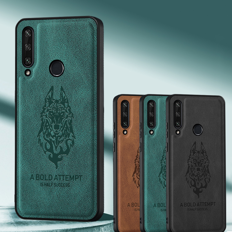 สําหรับ Huawei Y6P Case Matte Casing Full Protection Leather Case Huawei Y6P Soft Case