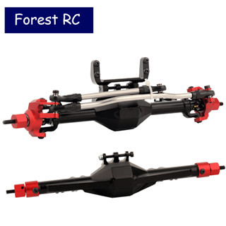 Forestrc SCX10 II 1:10 เพลาโลหะ CNC ด้านหน้า ด้านหลัง สําหรับอัพเกรดรถไต่หินบังคับ 1/10 Axial SCX10 II 90046 90047 RGT 86100 RED CAT GEN8