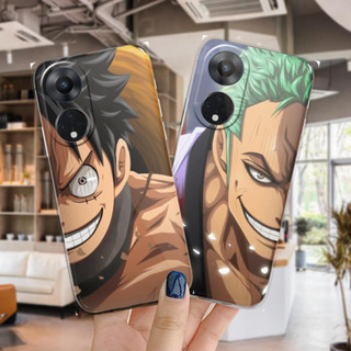 One Piece เคสโทรศัพท์ วีโว่ OPPO Reno8T 5G CPH2505 Reno8T 4G CPH2481 TPU ฝาครอบกันกระแทกซิลิโคนนุ่มใส 43