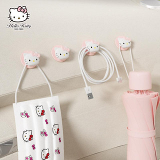 ของแท้ HelloKitty ตะขอแขวนผ้าขนหนู ไม่ต้องเจาะรู ไร้รอยต่อ 3 เมตร สําหรับตกแต่งห้องครัว