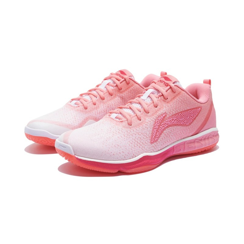 Li Ning รองเท้ากีฬา รองเท้าแบดมินตัน ระบายอากาศ กันลื่น สําหรับผู้หญิง (ของแท้ 100%)AYTP022