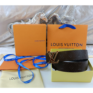 Louis Vuitton เข็มขัดหนังแท้ อเนกประสงค์ สไตล์นักธุรกิจ สําหรับผู้ชาย