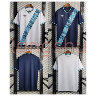 เสื้อกีฬาแขนสั้น ลายทีมชาติฟุตบอล Guatemala Away 23-24 ชุดเหย้า ไซซ์ S-XXL