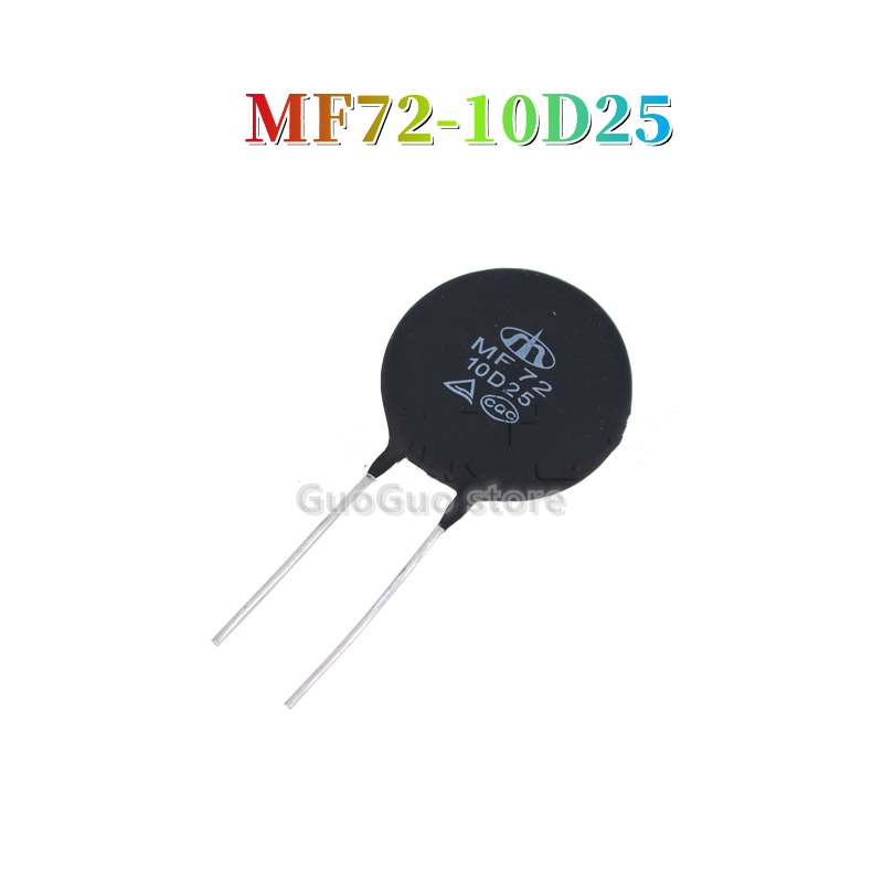 Vartor 5pcs MF72 10D25 MF72-10D25 Thermistor 10R ตัวต้านทานความร้อนเส้นผ่านศูนย์กลางใหม่ pxb1 -
