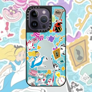 เคสโทรศัพท์มือถือ ลายการ์ตูนอลิซน่ารัก พร้อมกระจกแต่งหน้า สําหรับ เคส Samsung Galaxy S20 + s21 FE S22 PLUS s23 ULTRA NOTE 20 ULTRA A12 A13 A22 A23 A33 A32 A52 A53 A73 A52S 4G 5G case