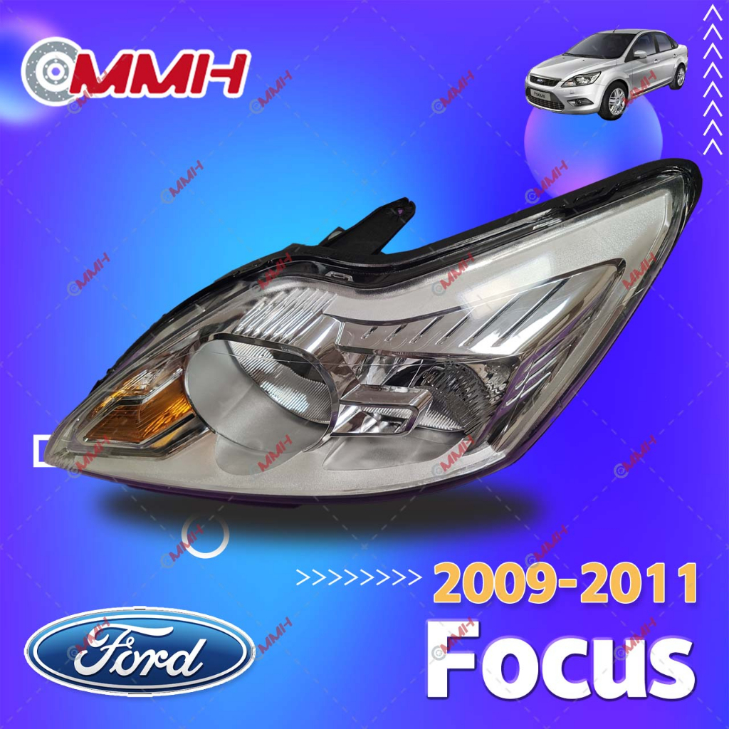 ไฟหน้ารถยนต์ สําหรับ Ford Focus MK2.5 2009-2011 ไฟหน้าสำหรับ ไฟหน้า โคมไฟหน้า ไฟหน้า​โปรเจค​เตอร์​ โ