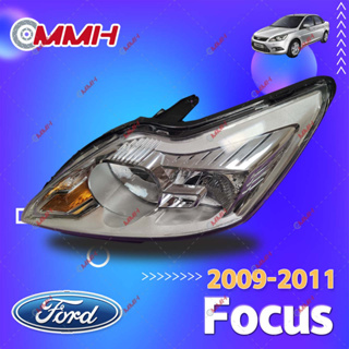 ไฟหน้ารถยนต์ สําหรับ Ford Focus MK2.5 2009-2011 ไฟหน้าสำหรับ ไฟหน้า โคมไฟหน้า ไฟหน้า​โปรเจค​เตอร์​ โคมไฟหรถยนต์ เลนส์กระจก headlamp headlight front light lens