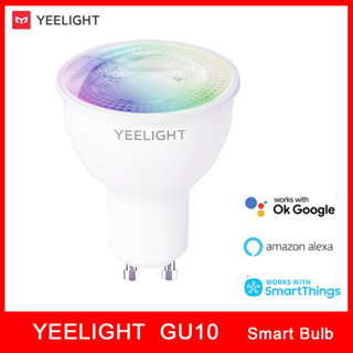 Yeelight GU10 หลอดไฟอัจฉริยะ LED หรี่แสงได้ ควบคุมผ่านแอพ สําหรับ Google Assistant Alexa SmartThings 4.5W 220V