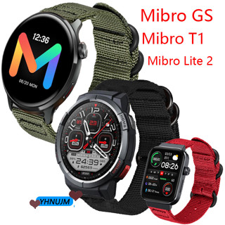 สายนาฬิกาข้อมือไนล่อน แบบเปลี่ยน สําหรับ Mibro GS Mibro Watch T1 สาย Mibro Lite 2 สาย