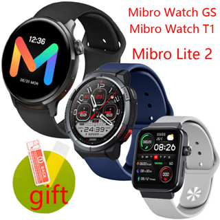 สายนาฬิกาข้อมือซิลิโคน แบบนิ่ม สําหรับ Mibro Watch GS Mibro lite 2 Mibro Watch T1 Bands Correa