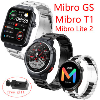 สายนาฬิกาข้อมือ สเตนเลส โลหะ อุปกรณ์เสริม สําหรับ Mibro GS Mibro Watch Lite 2 Mibro T1