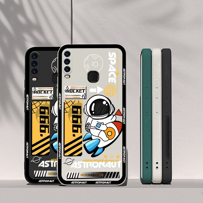 การออกแบบแฟชั่น Rocket Space นักบินอวกาศเคสโทรศัพท์สําหรับ Redmi Xiaomi 13 12 11 Lite 12T 11T Pro PO