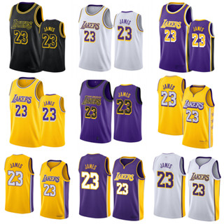 เสื้อกีฬาบาสเก็ตบอล ปักลาย James Jersey La Lakers สําหรับผู้ชาย