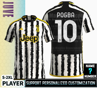 เสื้อกีฬาแขนสั้น ลายทีมชาติฟุตบอล Juventus 23-24 [Player Edition] ชุดเหย้า ไซซ์ S-2XL คุณภาพสูง