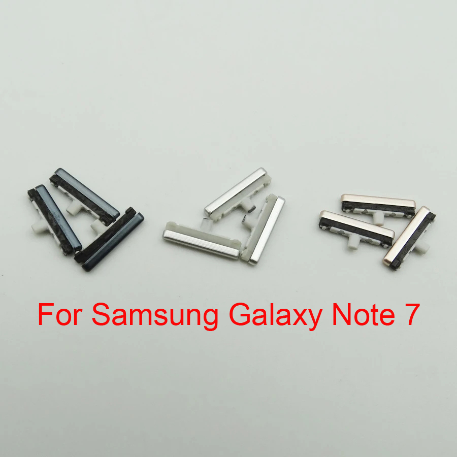 ปุ่มเปิดปิดปุ่มปรับระดับเสียงด้านข้างสําหรับ Samsung Galaxy Note 7 Fan Edition Fe N935 N935F N935FD N930V