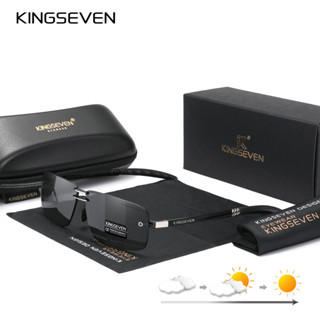 Kingseven แว่นตากันแดด เลนส์โพลาไรซ์ ป้องกันแสงสะท้อน UV400 สําหรับผู้ชาย และผู้หญิง 2023