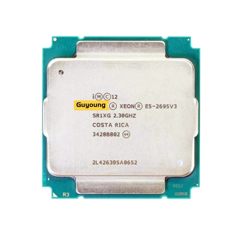 โปรเซสเซอร์ YZX Xeon E5 2695 V3 E5 2695V3 E5-2695V3 E5-2695 V3 cpu SR1XG 2.3GHz 14-คอร์ 35M LGA 2011