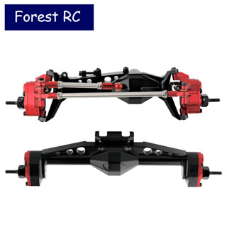 Forestrc อะไหล่ชิ้นส่วนอัพเกรด เพลาอลูมิเนียม CNC สําหรับรถไต่หินบังคับ 1/10 Axial SCX10 III AXI03029 LCG