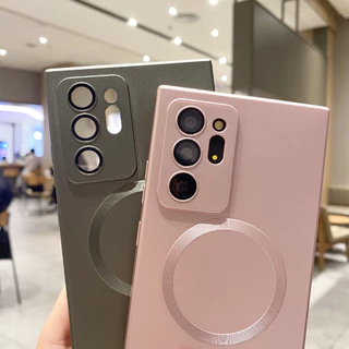 เคสโทรศัพท์มือถือ ซิลิโคนเหลว กันกระแทก พร้อมเลนส์กล้อง สําหรับ Samsung Note 10 Plus 20 Ultra