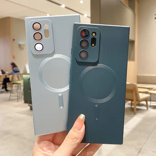 เคสโทรศัพท์มือถือ ซิลิโคนเหลว กันกระแทก พร้อมเลนส์กล้อง สําหรับ Samsung Note 10 Plus 20 Ultra
