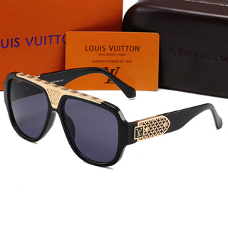 LV แว่นตากันแดดแฟชั่น หรูหรา สไตล์อิตาลี เรโทร สําหรับผู้ชาย และผู้หญิง UV400 2023