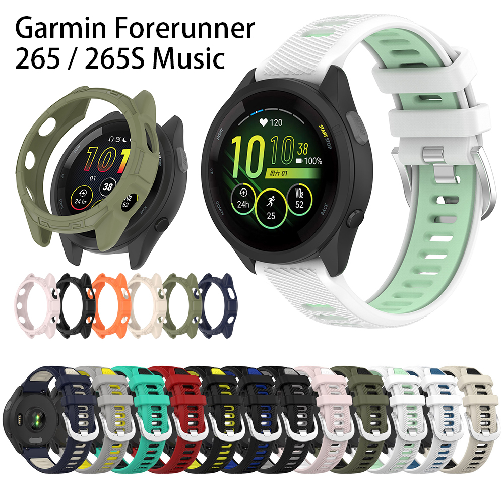 สําหรับผู้เบิกทาง Garmin 265 265S เคสสายรัดเพลงปกป้องหน้าจอปลั๊กกันฝุ่นสาย USB Type C แท่นอะแดปเตอร์