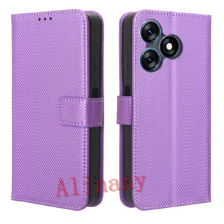 Tecno Spark 10 4G เคส PU Leather Case เคสโทรศัพท์ Stand Wallet Tecno Spark10 เคสมือถือ Cover