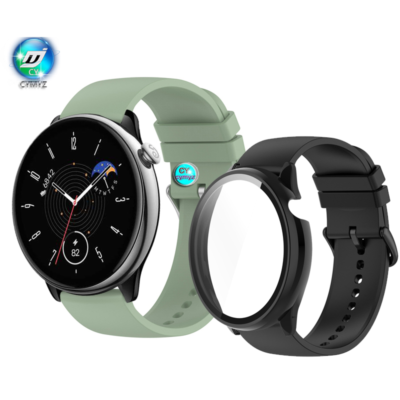 for สาย Amazfit GTR mini สาย สายนาฬิกาสายซิลิโคน สำหรับนาฬิกาอัฉริยะ เคส Amazfit GTR mini เคส Amazfi
