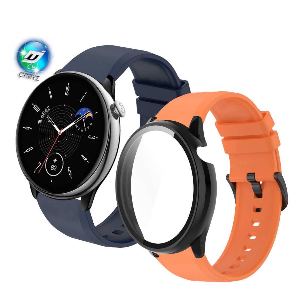 for Amazfit GTR mini สาย สายนาฬิกาสายซิลิโคน สำหรับนาฬิกาอัฉริยะ Amazfit GTR mini เคส เคสเต็มจอ