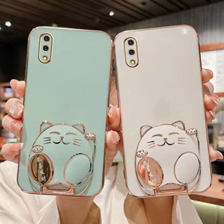 เคสซิลิโคน TPU ลายแมวร่ํารวย 6D สําหรับ Vivo Y97